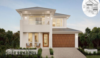 how high is a two storey house