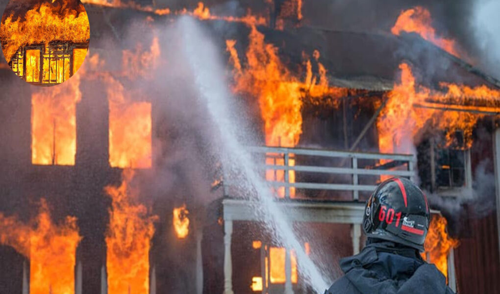 how hot does a house fire get