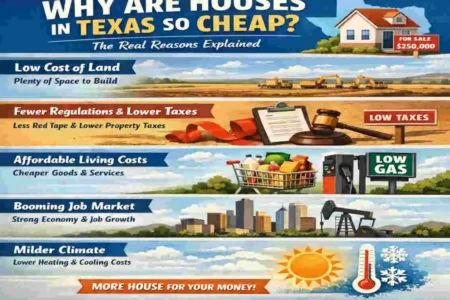 why are houses in texas so cheap