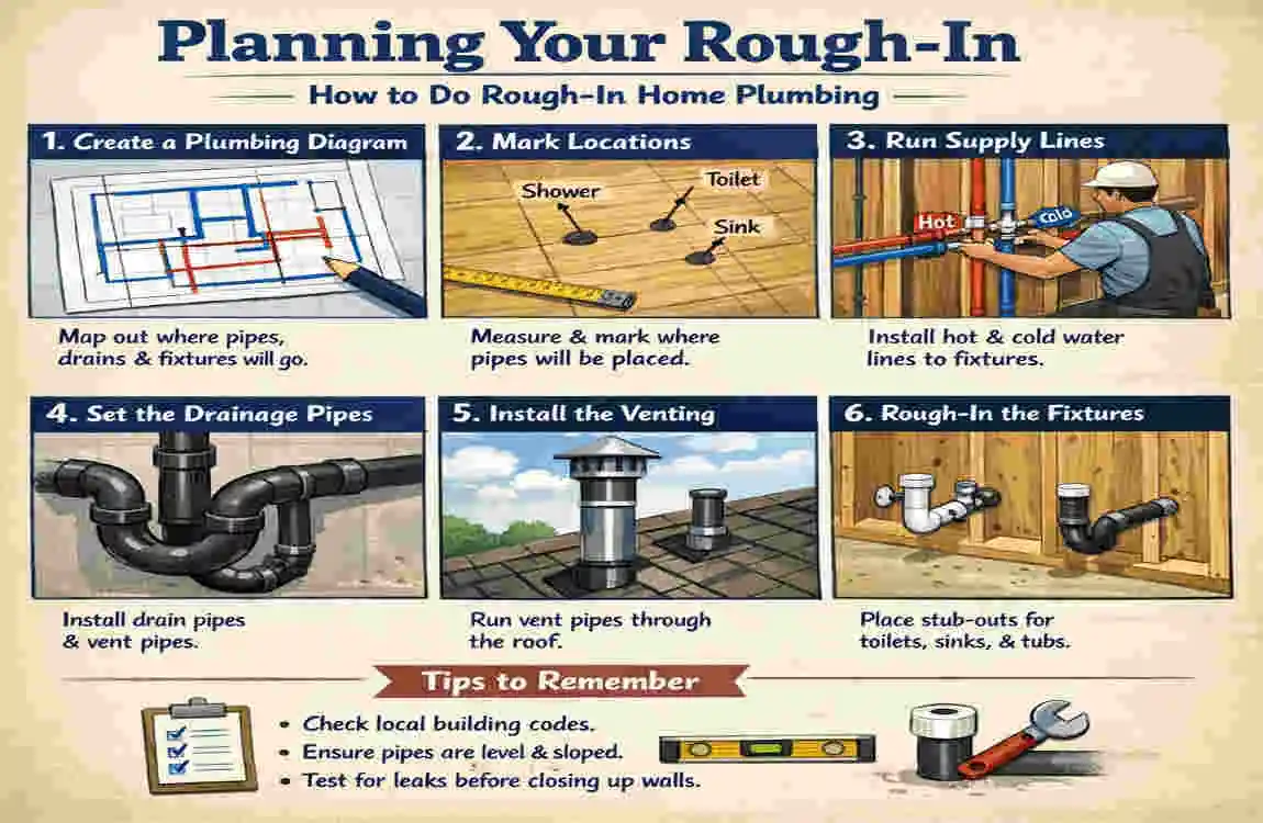 How to Rough-In Home Plumbing Like a Pro