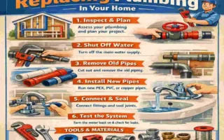 how much to replace plumbing in a house