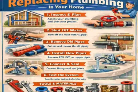 how much to replace plumbing in a house