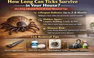 How Long Can Ticks Live in a House?