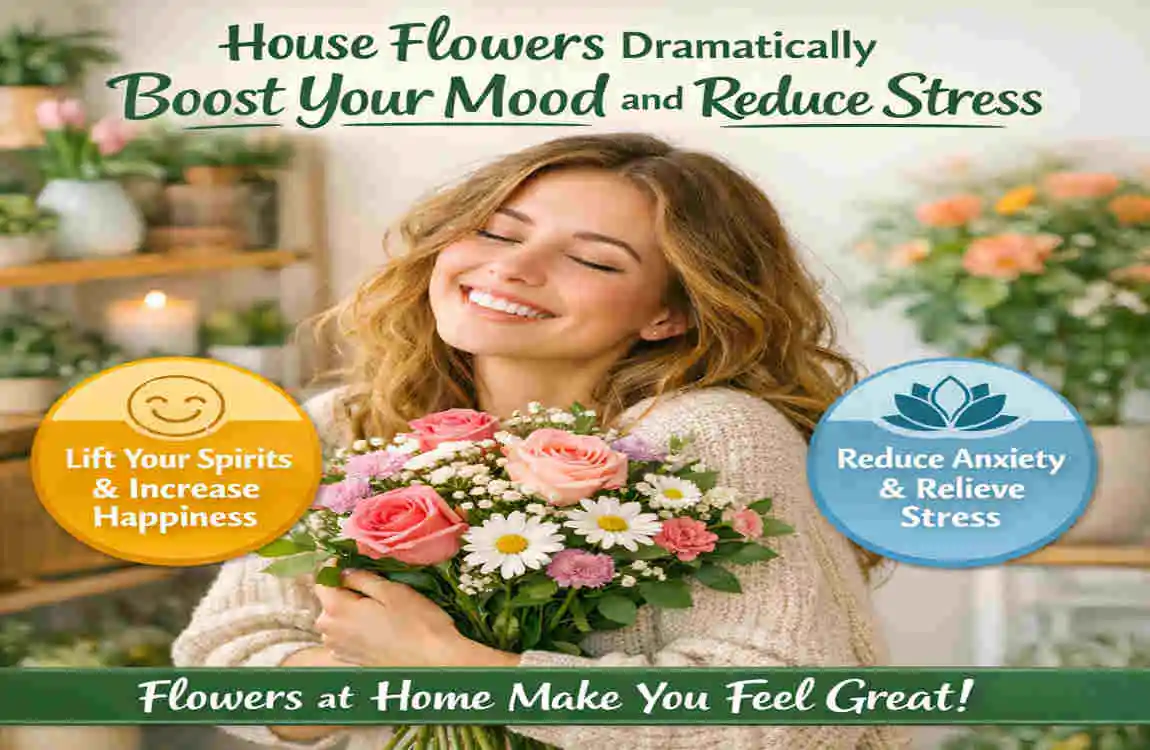 what are the benefits of having flowers in the house