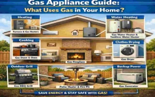 what in the house uses gas