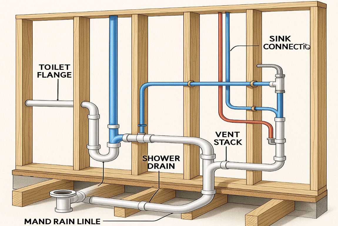 How to do rough in home plumbing