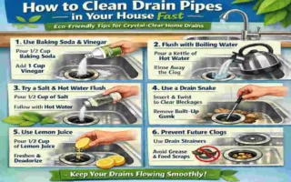 How to Clean Drain Pipes in Your House Fast: Eco-Friendly Tips for Crystal-Clear Home Drains