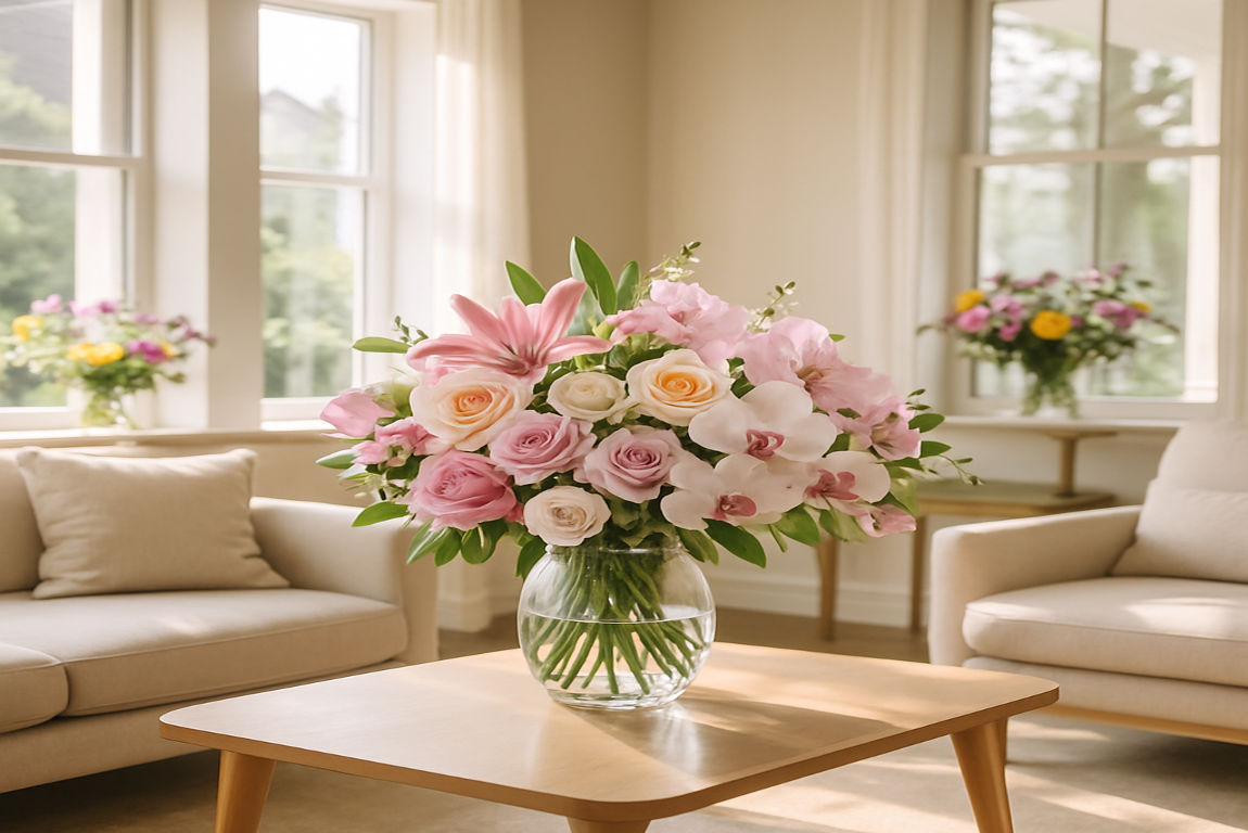what are the benefits of having flowers in the house