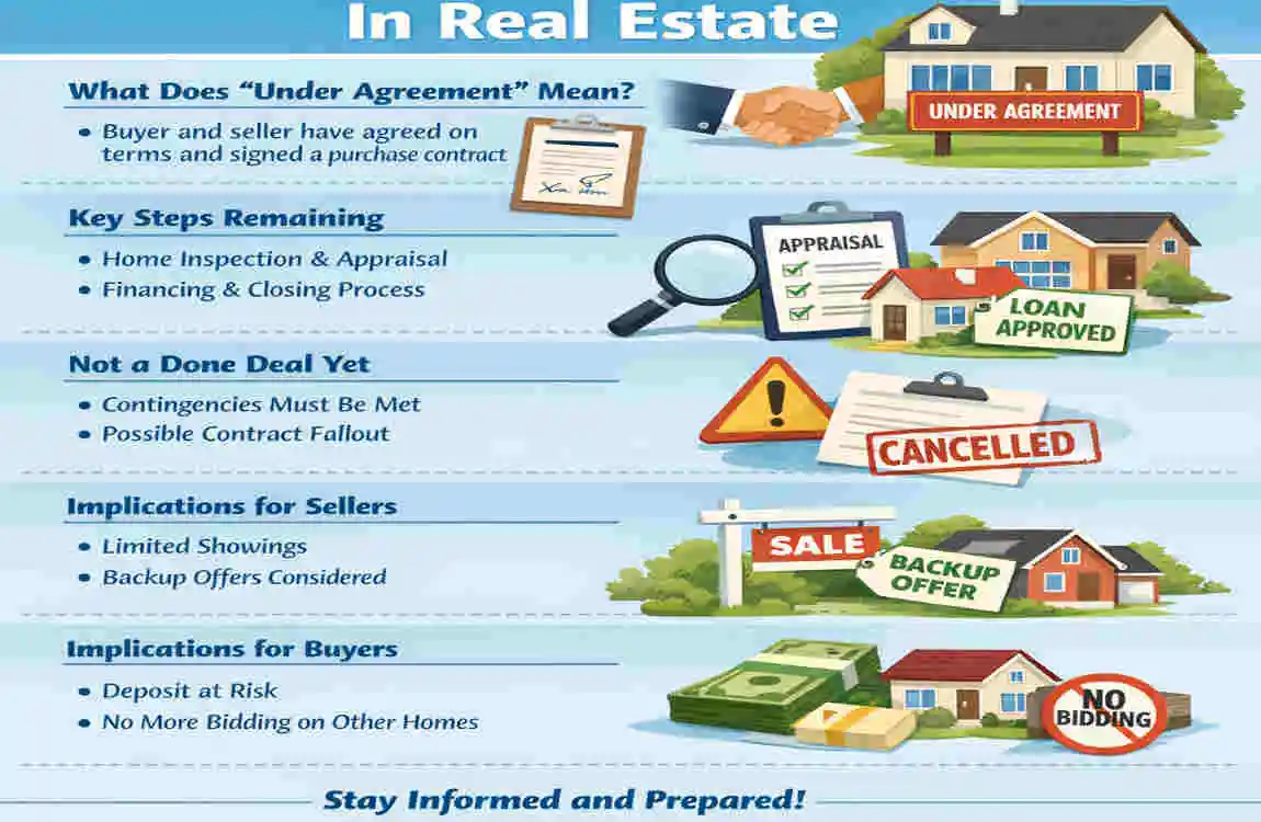 what does it mean when a house is under agreement