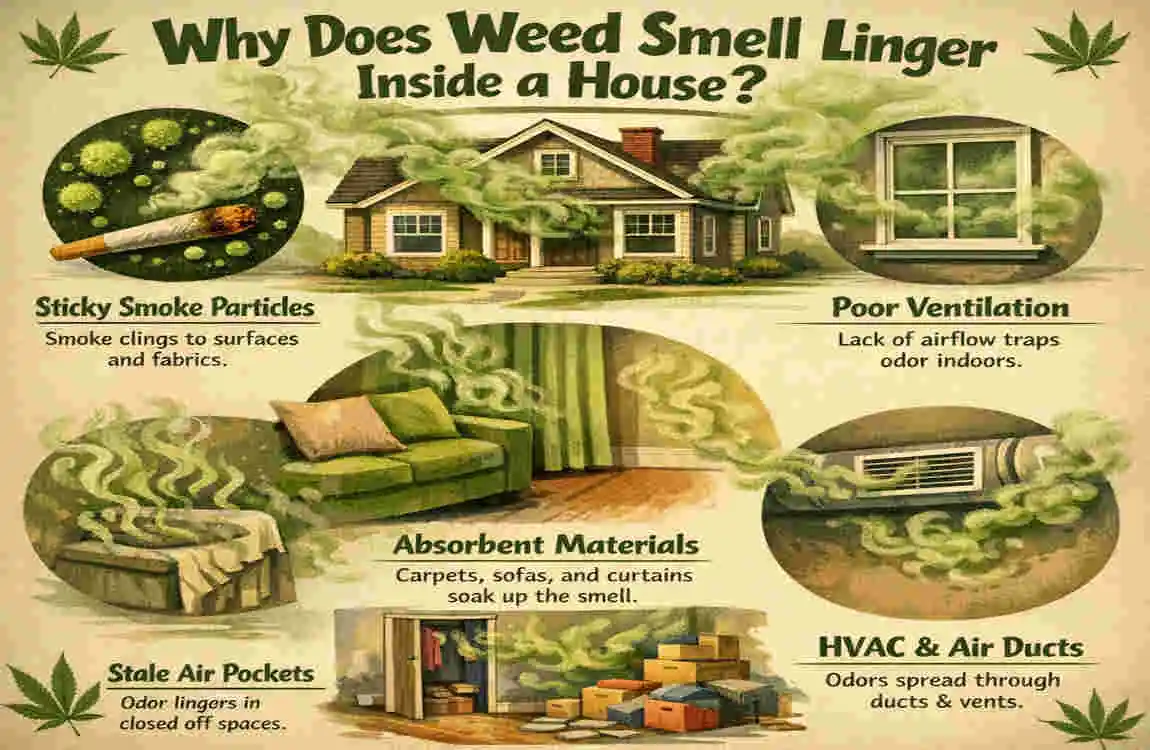 Why Does Weed Smell Stay Inside a House?