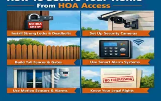 does the hoa have a key to your house