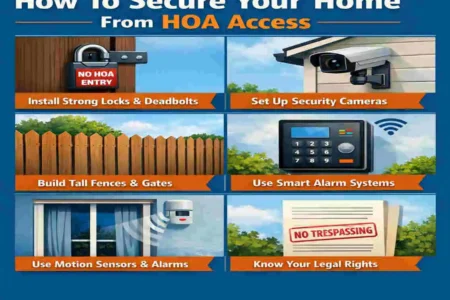 does the hoa have a key to your house