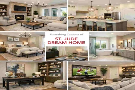 does the st jude dream house come furnished