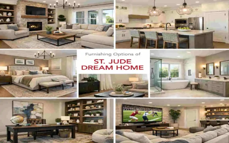 does the st jude dream house come furnished