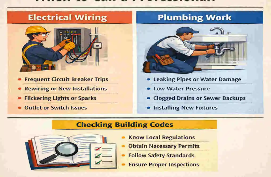 can you run electrical wire next to house plumbing