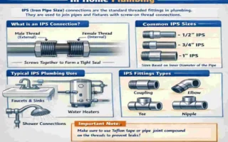 what is ips connection in home plumbing