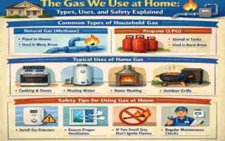 What is the gas we use in our homes?