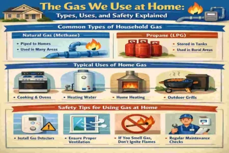 What is the gas we use in our homes?