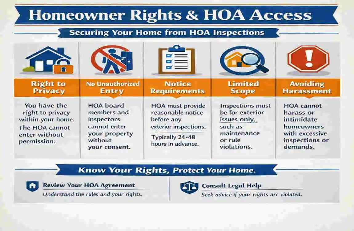 does the hoa have a key to your house
