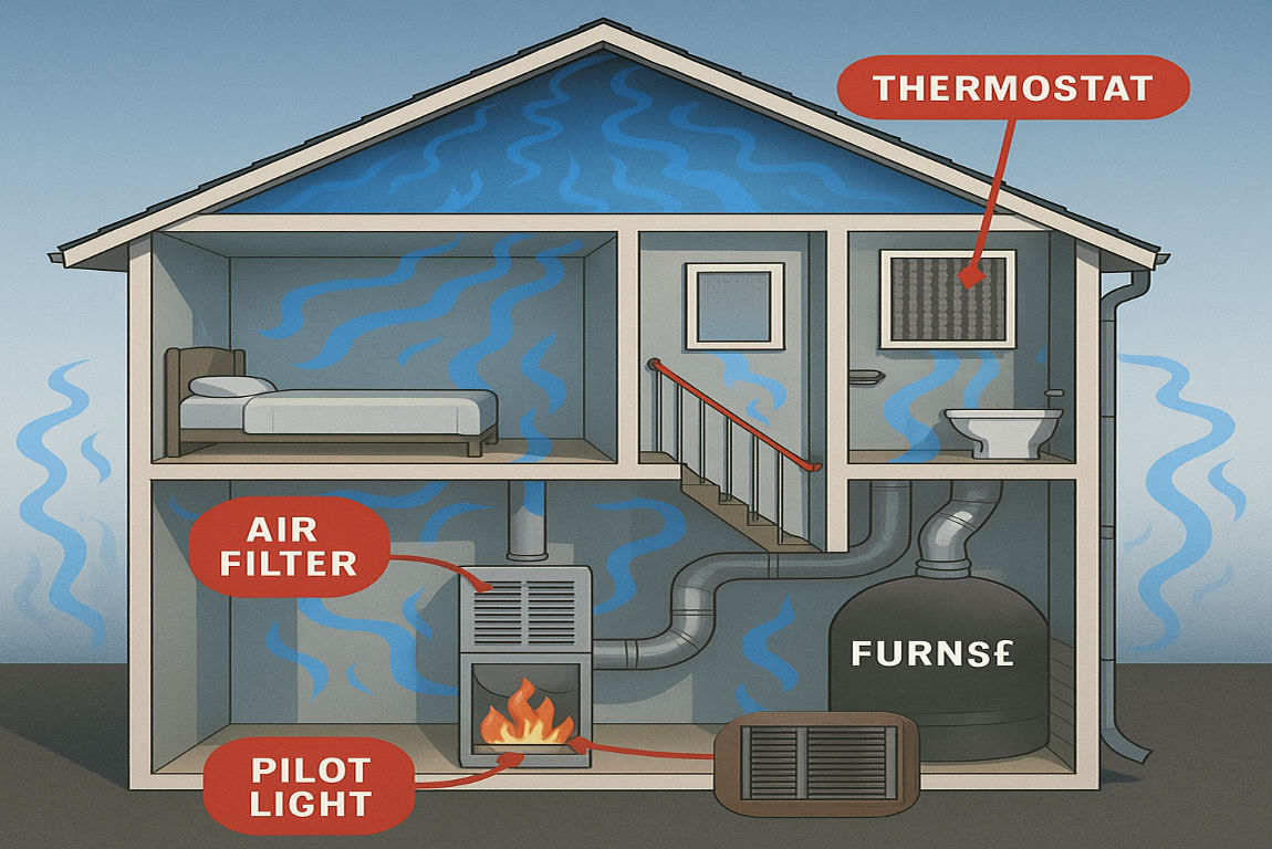 why heat not working in house