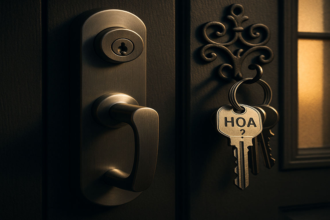 does the hoa have a key to your house