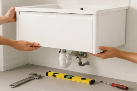 Install a Bathroom Vanity Over Plumbing: Quick & Simple Steps