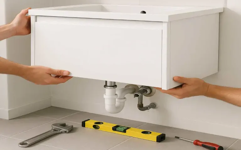 Install a Bathroom Vanity Over Plumbing: Quick & Simple Steps