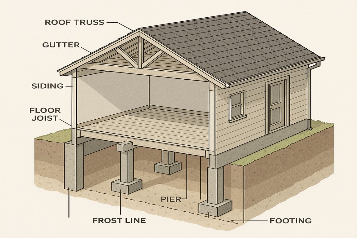 what is pier foundation on a house