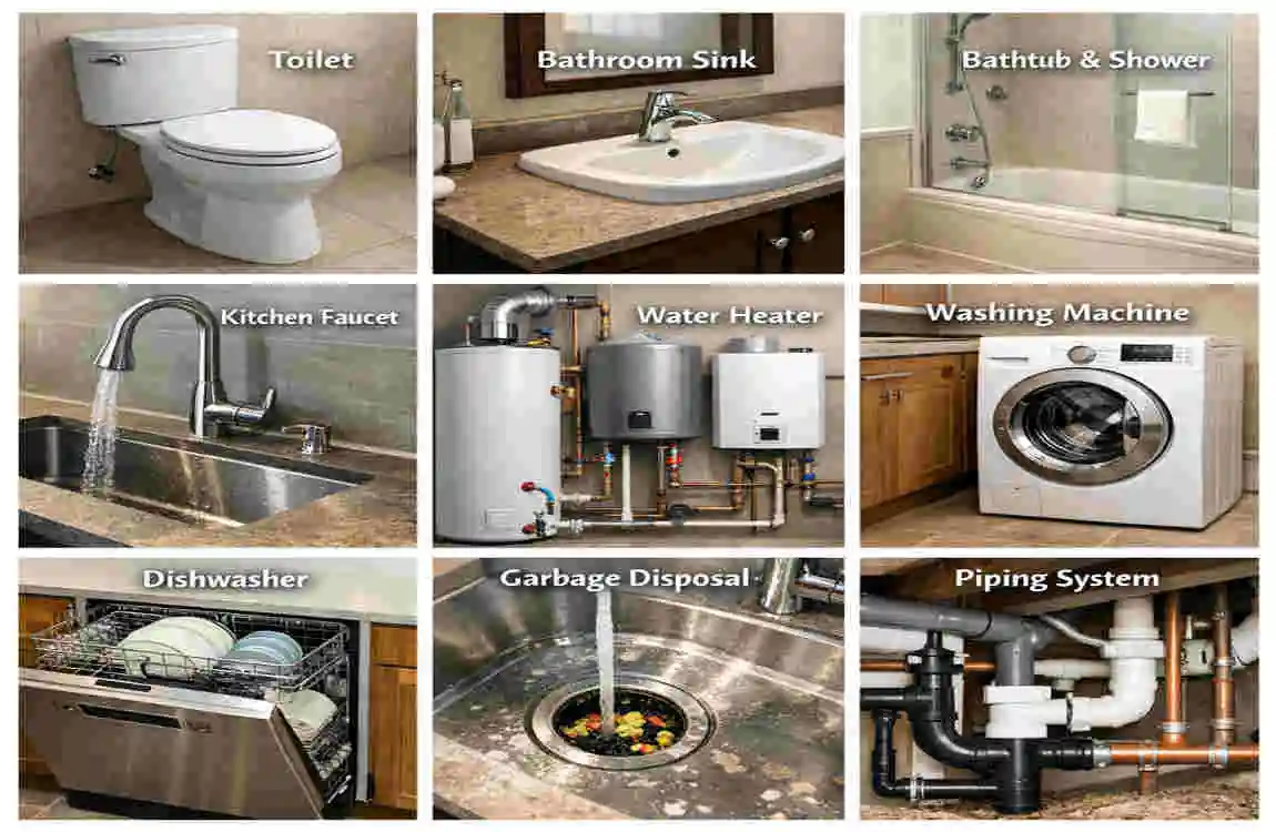 is home plumbing a fixture in real estate