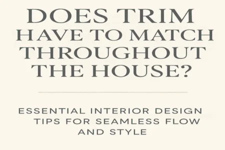 Does Trim Have to Match Throughout the House? Essential Interior Design Tips for Seamless Flow and Style