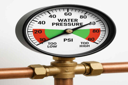 what pressure should my house water be at