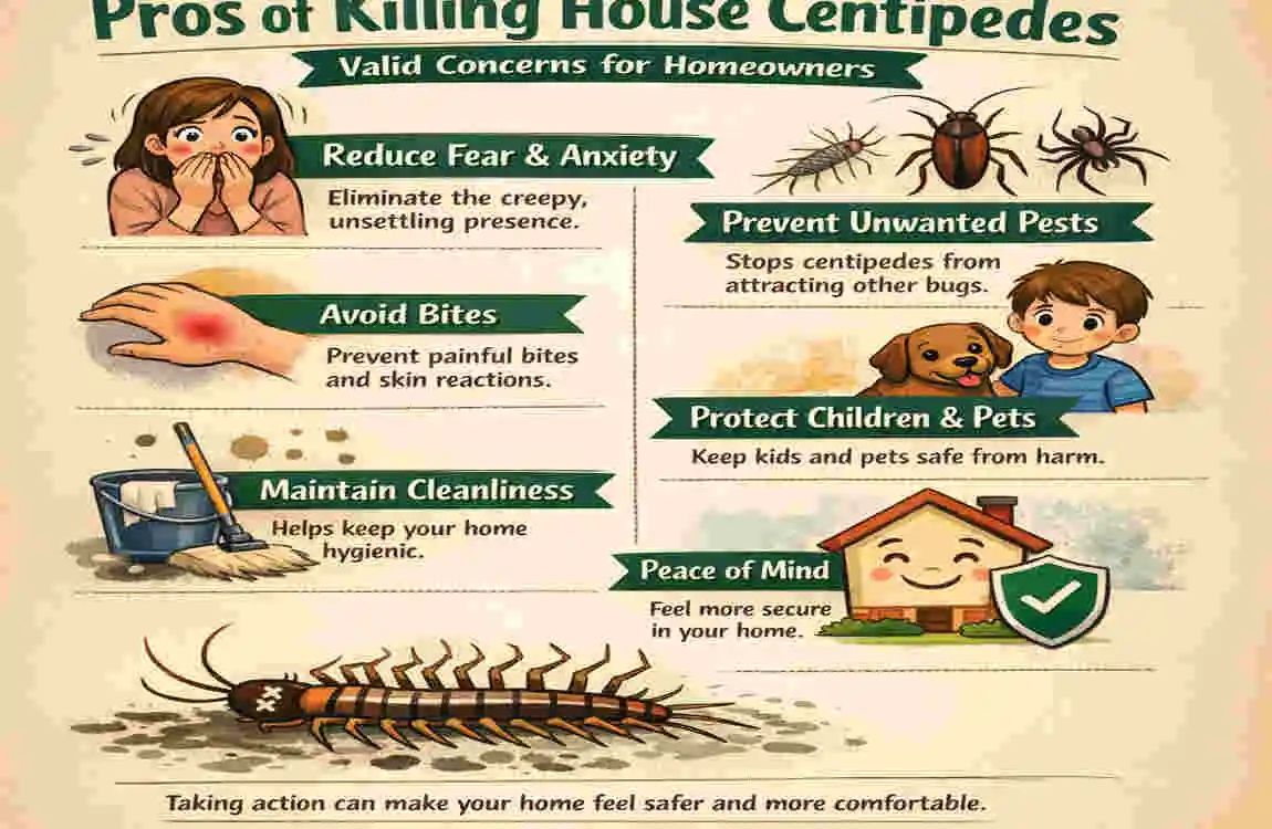 Should I Kill House Centipedes? Pros, Cons & Safe Home Coexistence Tips