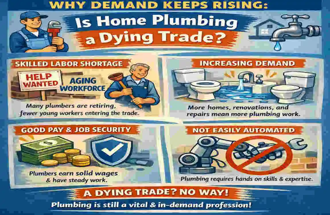 Is Home Plumbing a Dying Trade? Myths, Facts & Future Demand