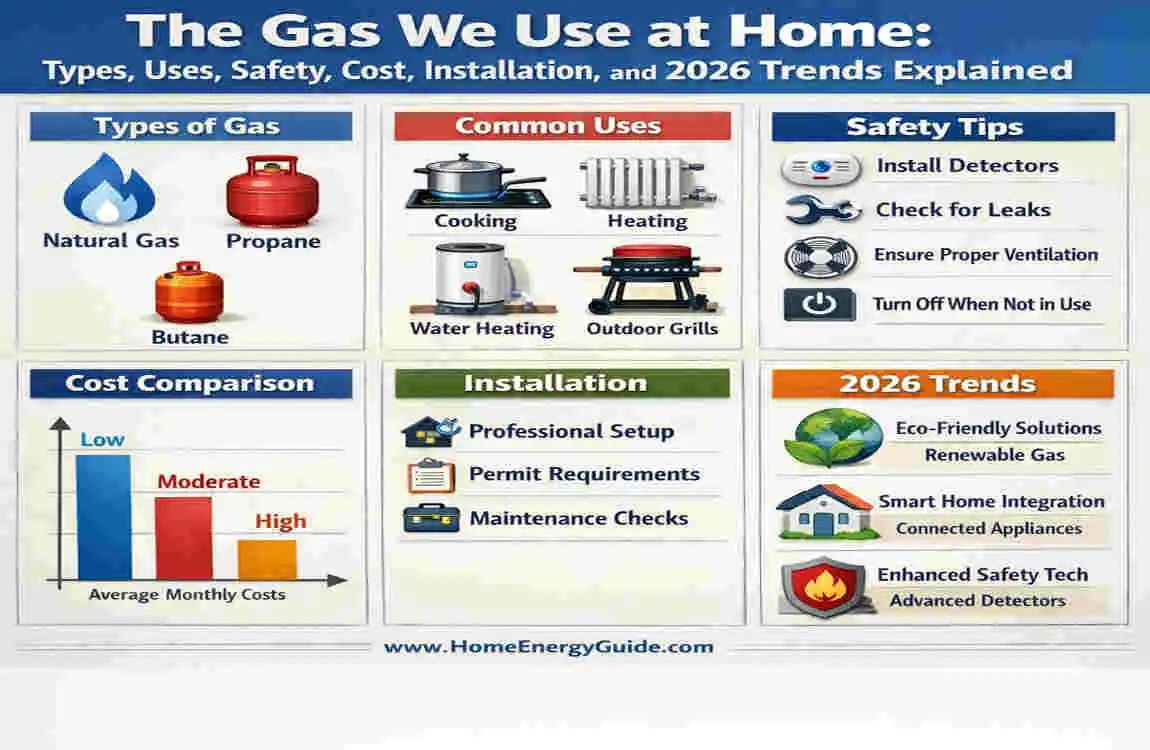 What is the gas we use in our homes?