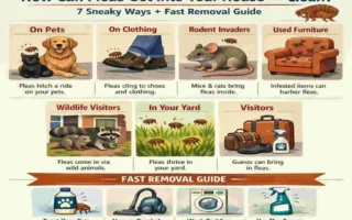 How Fleas Sneak Into Your Home
