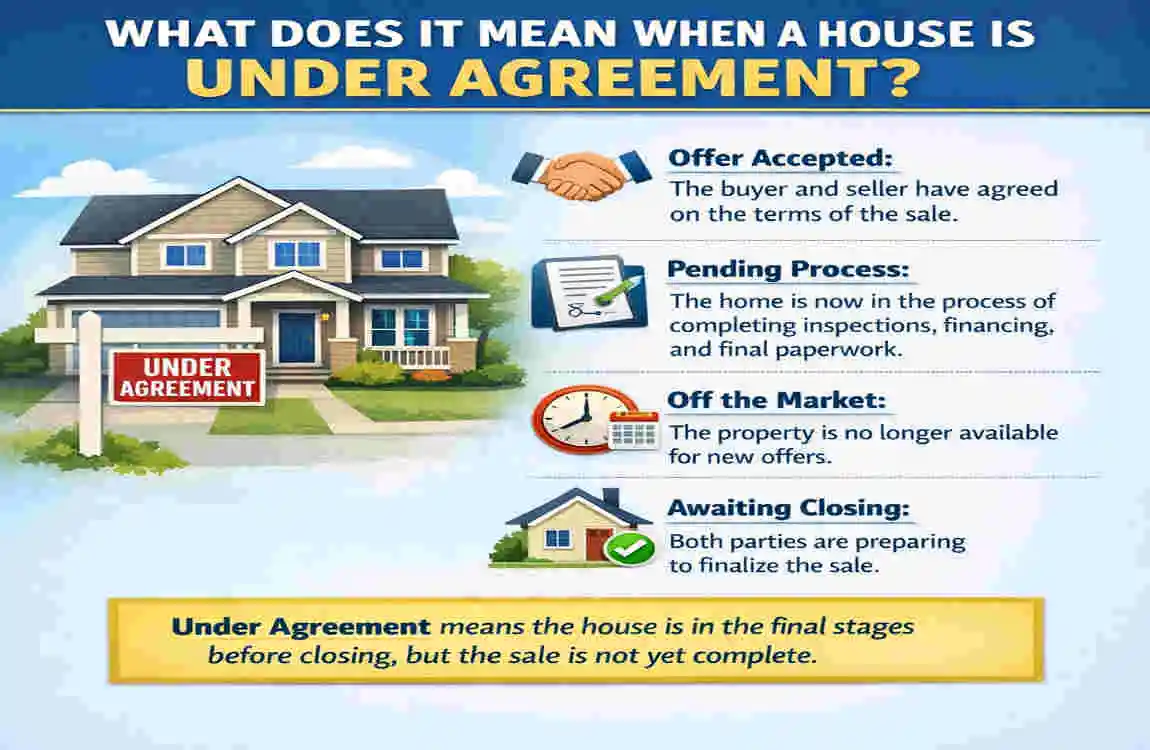what does it mean when a house is under agreement