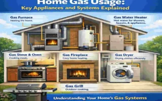 what in the house uses gas