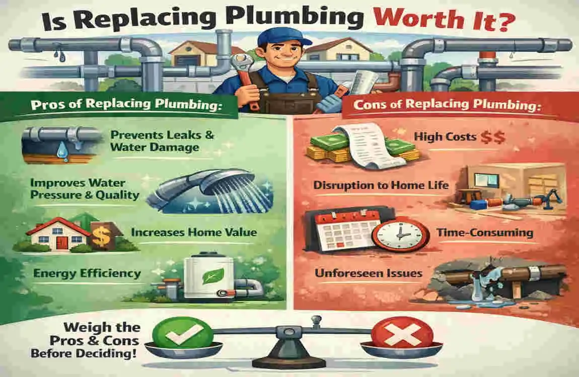 how much to replace plumbing in a house