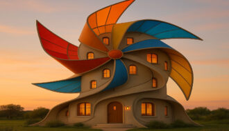 pinwheel house