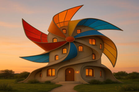 pinwheel house