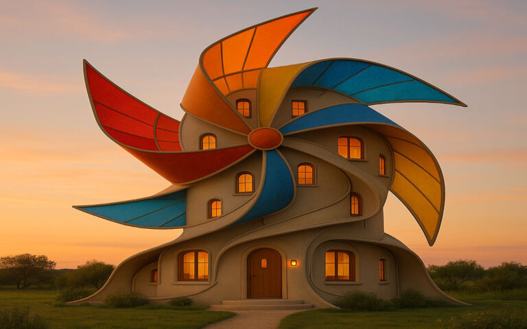 pinwheel house