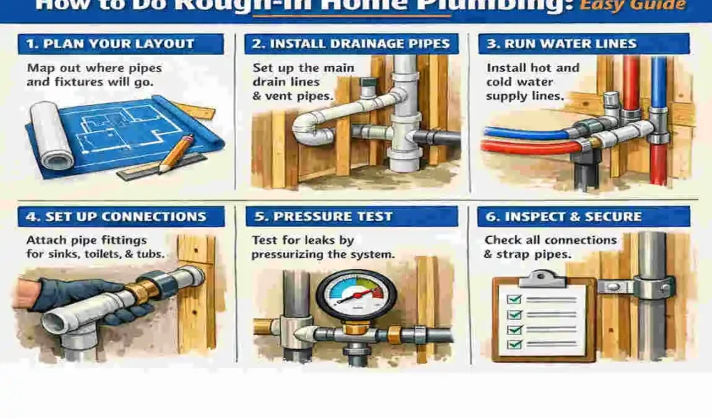 How to do rough in home plumbing