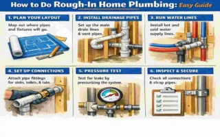 How to do rough in home plumbing