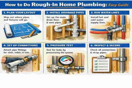 How to do rough in home plumbing