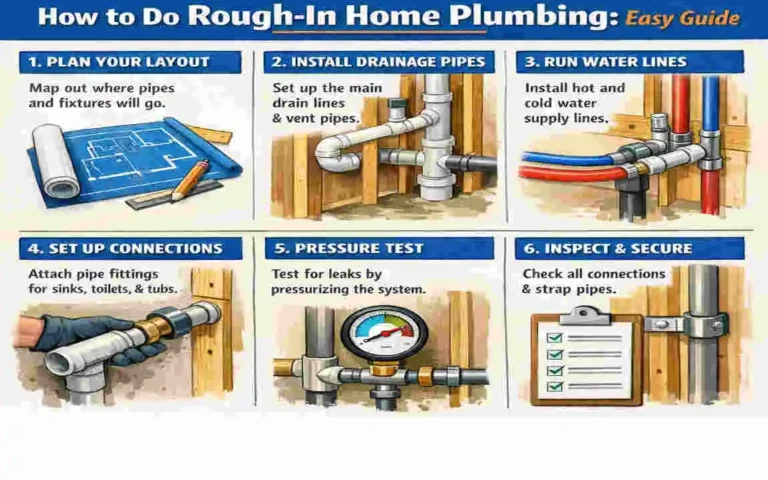 How to do rough in home plumbing