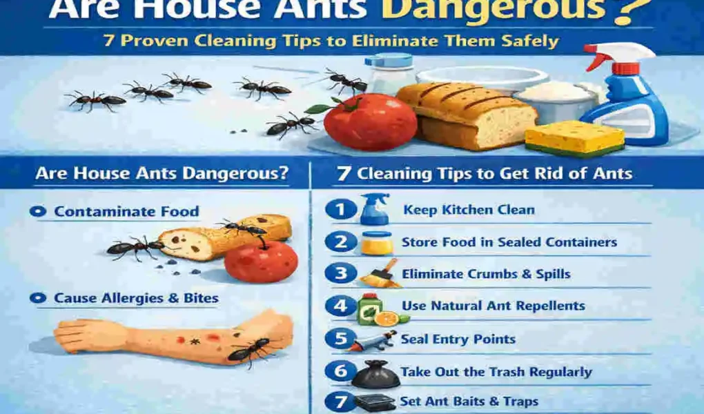 Are House Ants Dangerous? Essential Cleaning Tips to Stay Safe