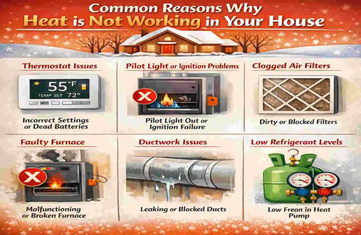 why heat not working in house
