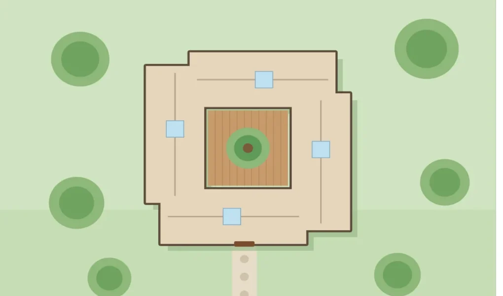 Pinwheel House