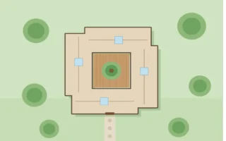 Pinwheel House
