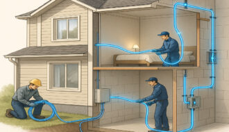 do i need to rewire my house for fiber optic?